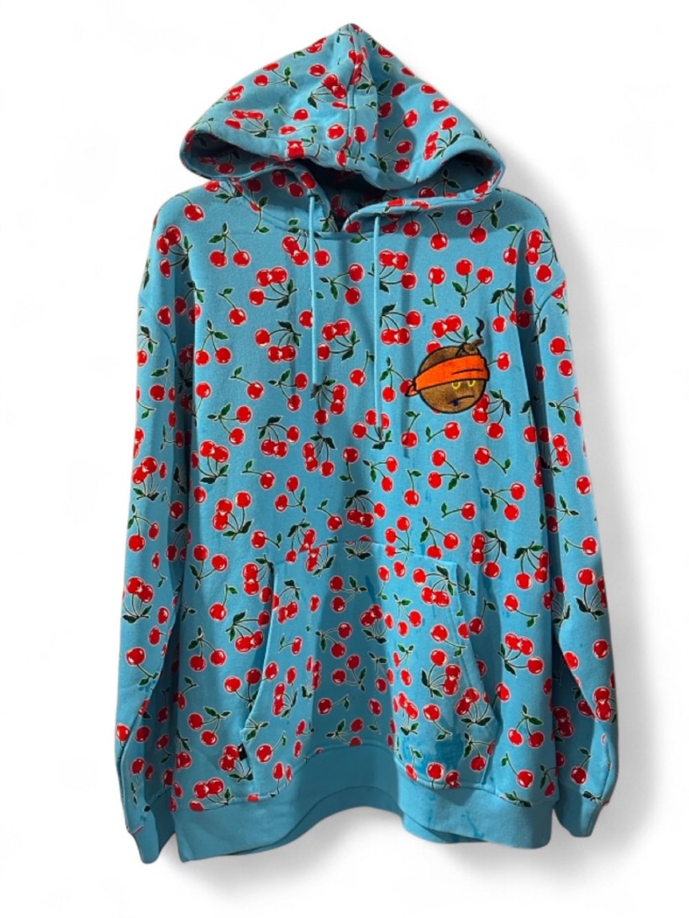 The Hundreds Adam Bomb AOP ‘Cherries’ Hooded Sweatshirt Size Men’s XL (NWT)